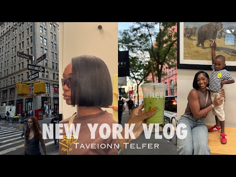 NEW YORK VLOG| SEPHORA HALL+  MY SONS BIRTHDAY+ NATURAL MUSEUM +LUNCH +SHOPPING|TAVEIONN TELFER