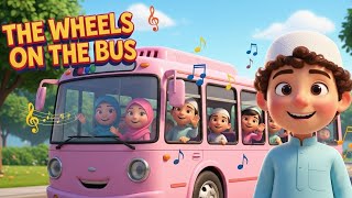 Wheels on the Bus Song for Kids | Allahu Akbar, Bismillah Nasheed | Jannah Muslim kids