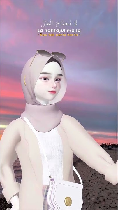 wanita muslimah versi #zepeto