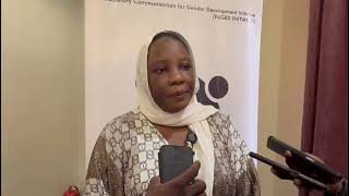 Program Director PAGED Ummi Bukar during Gender Sensitive Reporting Workshop