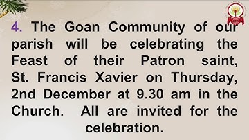 FIRST SUNDAY OF ADVENT YEAR - C - 26-11-2021 - SATURDAY - 8.00 AM