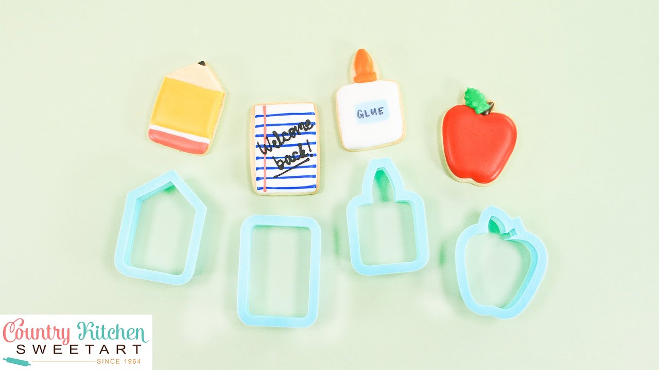 Back to School Mini Sugar Cookies | Royal Icing