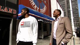 Josh Smith Hangs With Nba Tvs Steve Smith In Detroit On Nba Inside Stuff