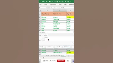 #shorts | FIND & REPLACE Excel |Excel funny magic trick and tip |Excel shortcut trick |Excel trick|