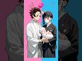 🧐Tanjiro baby looks like Gojo⚡️😱#demonslayer #anime #animeedit #editing #gojo