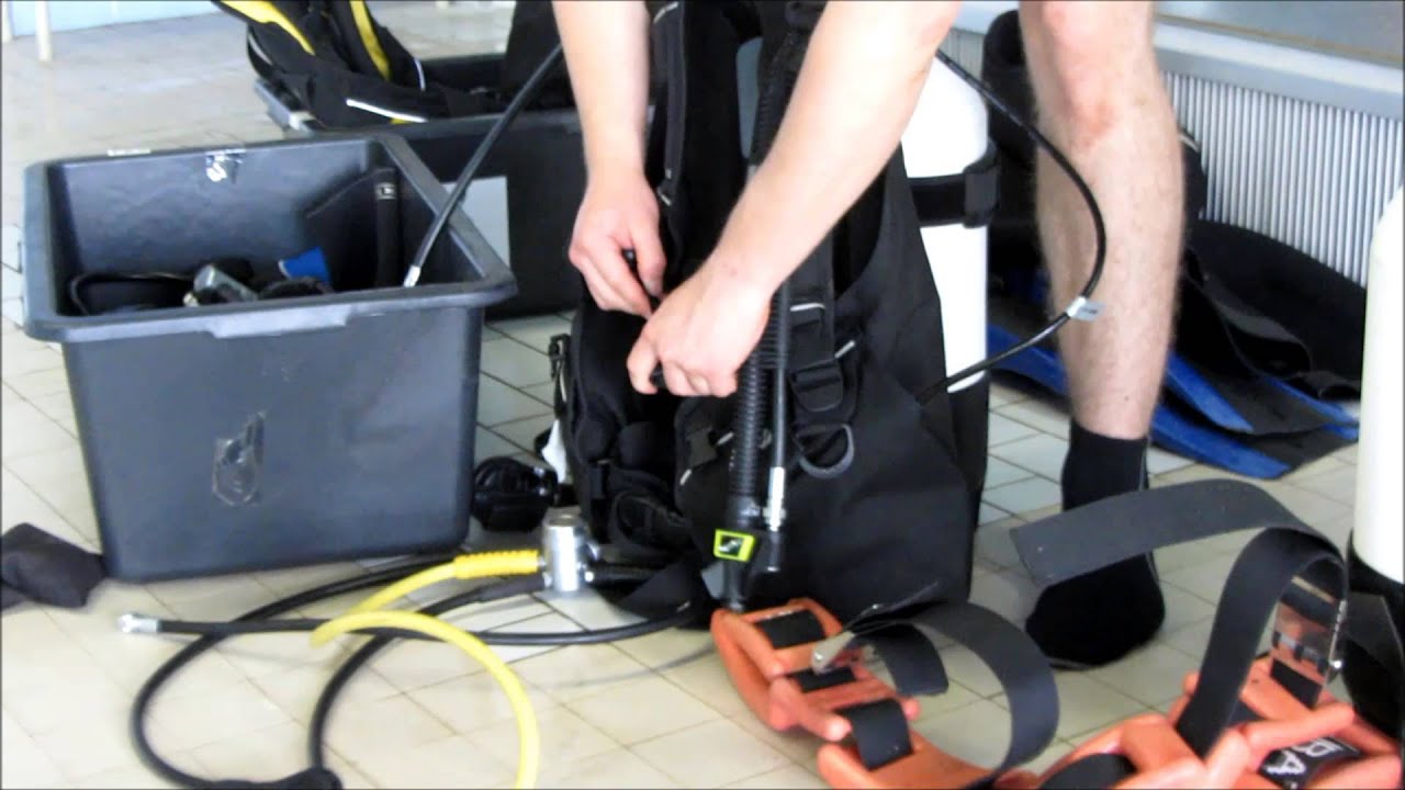 Nurkowanie - przygotowanie sprzętu w CENTRUM VIP