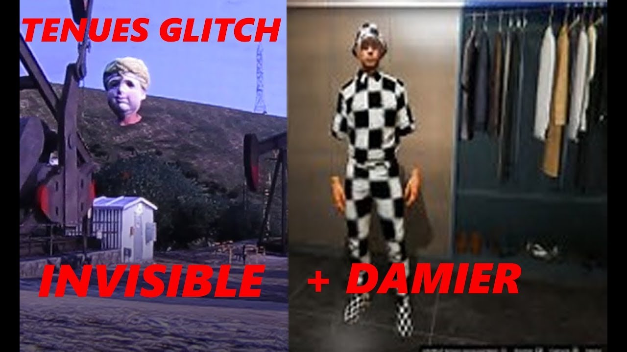 [TUTO]COMMENT AVOIR LA TENUE INVISIBLE ET LA TENU DAMIER GTA 5 (PS3