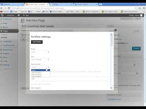 CodeCanyon, DZS ZoomFolio WordPress Portfolio - creating Wall Style