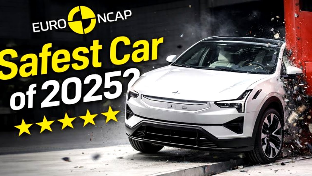 Polestar 3 Named Safest Executive Car of 2025 by Euro NCAP - YouTube