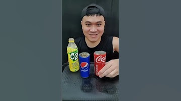 uống c2 cùng lon coca pepsi #shorts