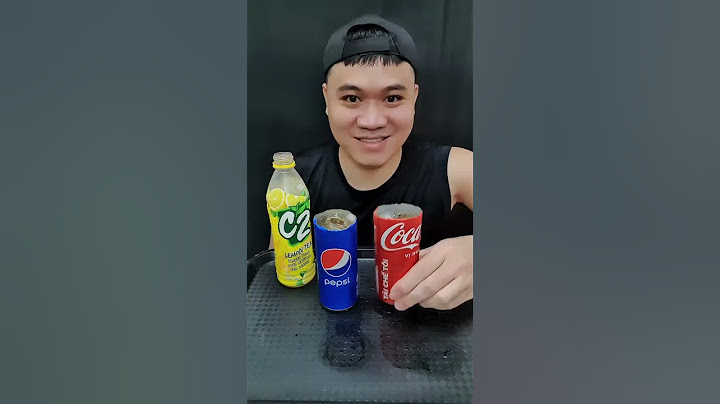 uống c2 cùng lon coca pepsi #shorts