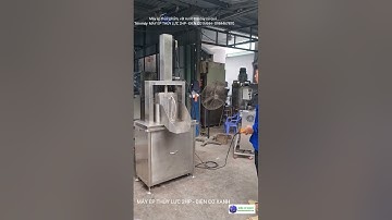 Máy ép thủy lực vắt nước trái cây, củ quả, dưa muối, tàu hủ, bột gạo ước - Điện Cơ Xanh - 0984467870
