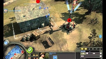 Company of Heroes 1v1 Classic Automatch Americans vs Wehrmacht, Beaux Lowlands Part 1