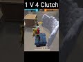 Free Fire MAX || 1 v 4 Clutch in CS || CGC || #cgclord #freefire
