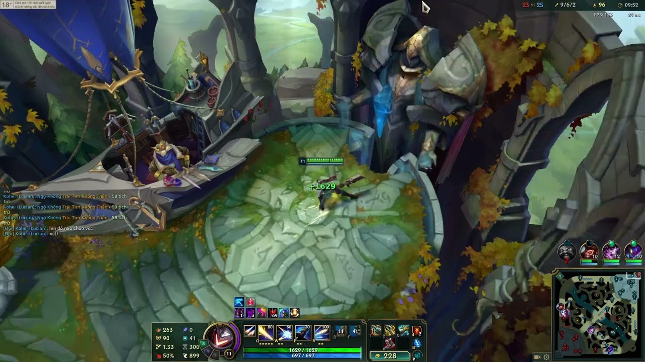 AR URF : Lucian lả lướt cực khó chịu KDA 13/8/5