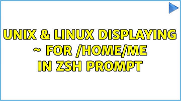 Unix & Linux: Displaying ~ for $HOME in zsh prompt