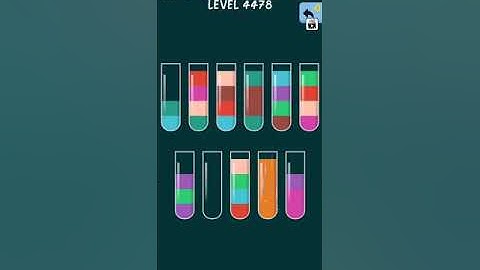 Water Color Sort Level 4471 4472 4473 4474 4475 4476 4477 4478 4479 4480 WalkThrough Solution