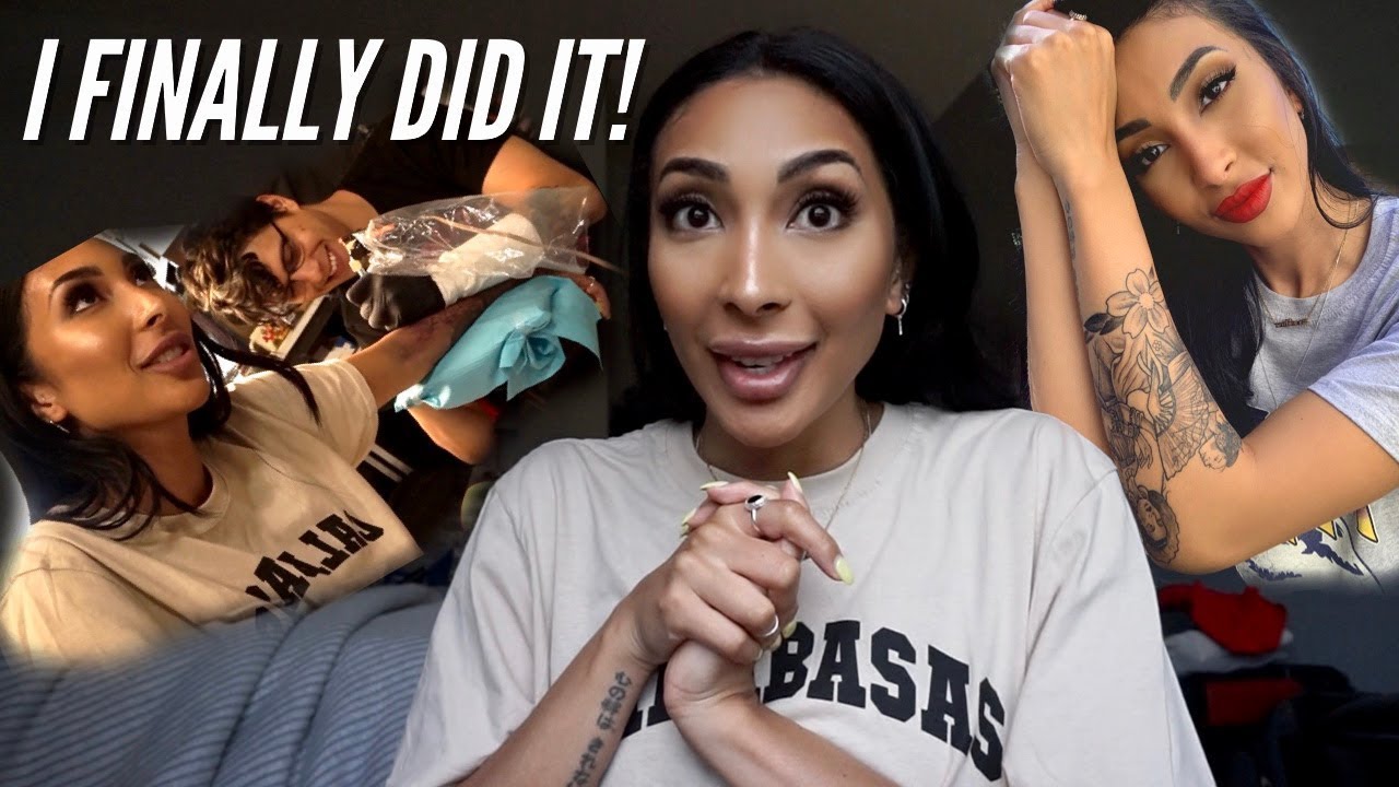 I GOT A HALF SLEEVE TATTOO COME WITH ME YouTube