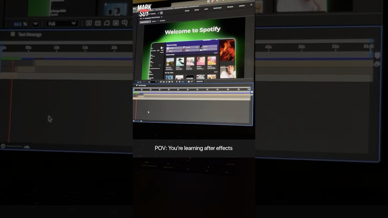 POV: You’re learning after effects