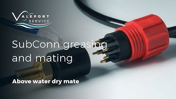 Valeport Service - SubConn greasing and mating - above water