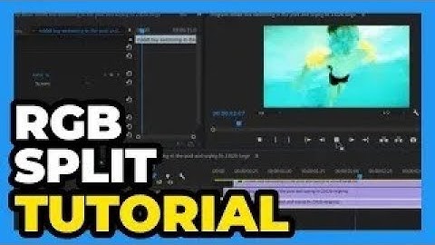 Premiere Pro   RGB Split Tutorial 2024