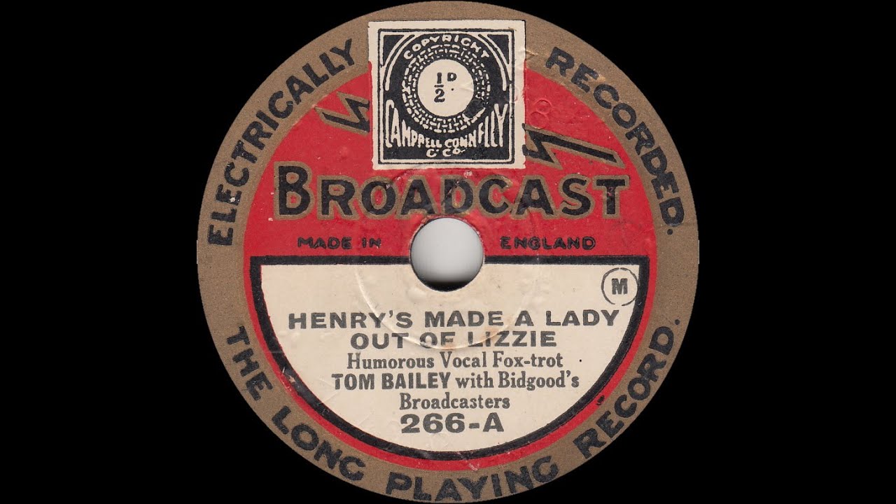 Tom Bailey Henry's Made A Lady Out Of Lizzie YouTube