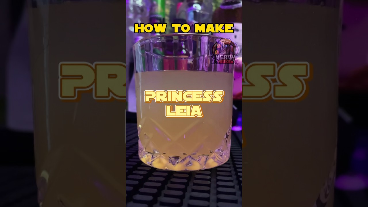 Princess Leia (A cocktail inspired by Star Wars) 