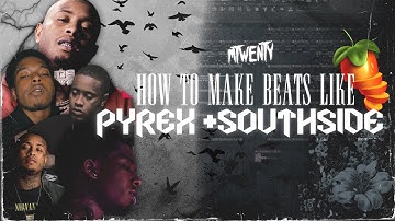 HOW TO MAKE A SOUTHSIDE X PYREX WHIPPA TYPE BEAT | 808 Mafia FL Studio 20 Tutorial 2020