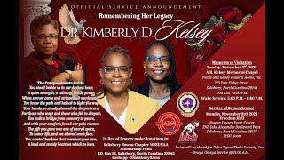 Dr. Kimberly Kelsey's Memorial Service