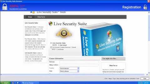 Live Security Suite virus infection video