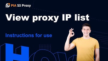 Piaproxy Tutorial: The easy way to view your proxy IP list!