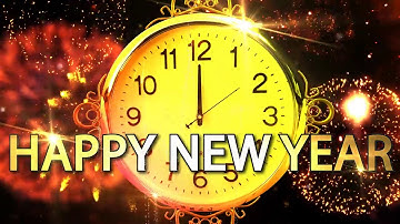 Happy New Year CLOCK 2019 HD VIDEO  Countdown Timer with Sound Effects  Voice 4K