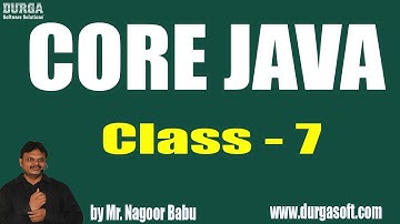 Learn Core Java Programming Tutorial Online Training by Nagoor Babu Sir On 21-08-2018