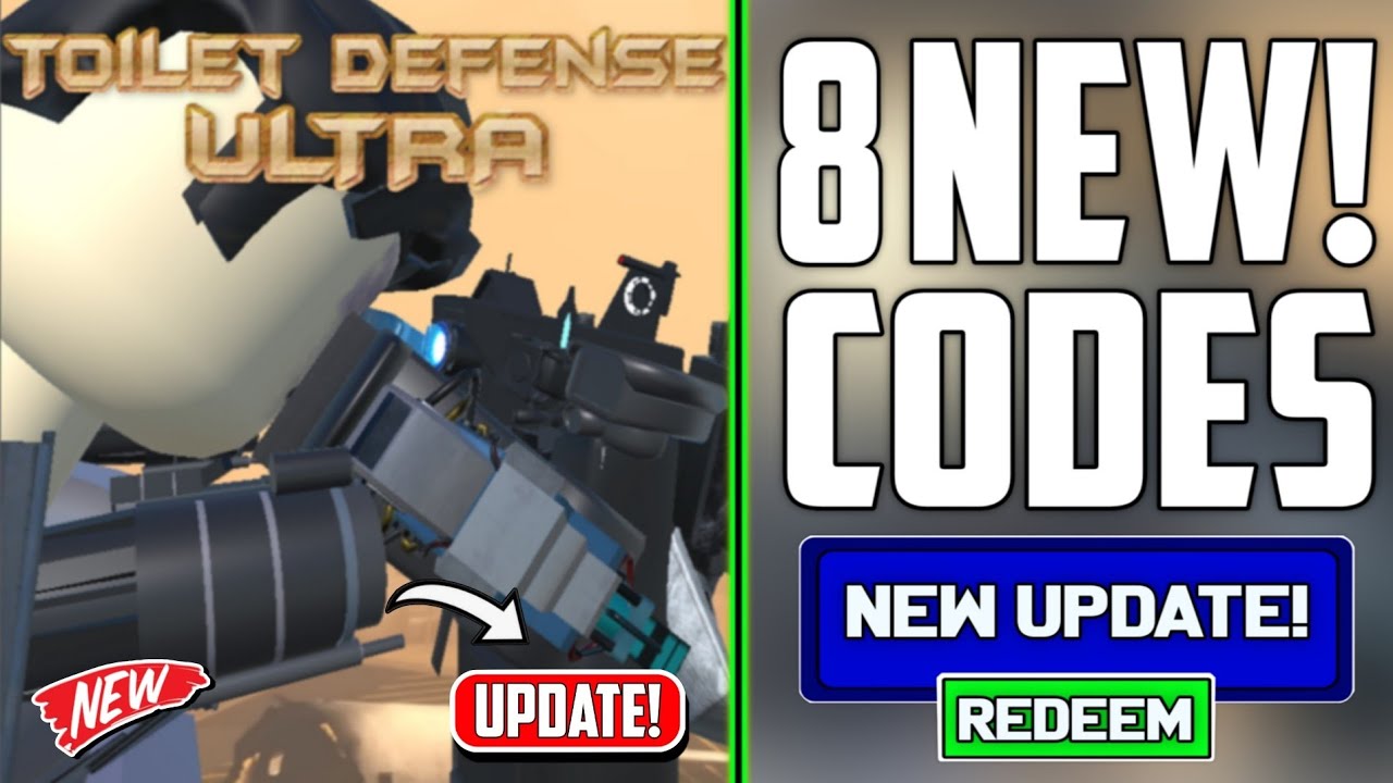 Roblox toilet defense codes