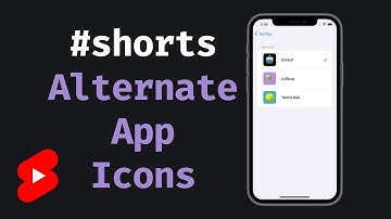 Alternate App Icons #shorts