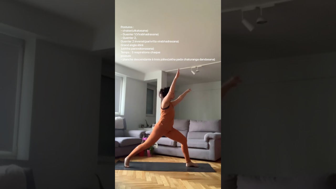 Postures d’extension du dos. 