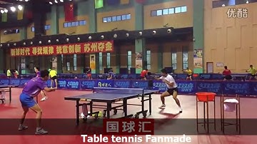 Zhang Jike Training Forehand 2 Point - Slow Motion Technique