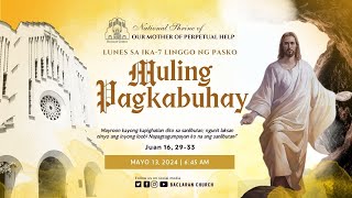 Baclaran Church: Lunes sa Ika-7 Linggo ng Pasko ng Pagkabuhay