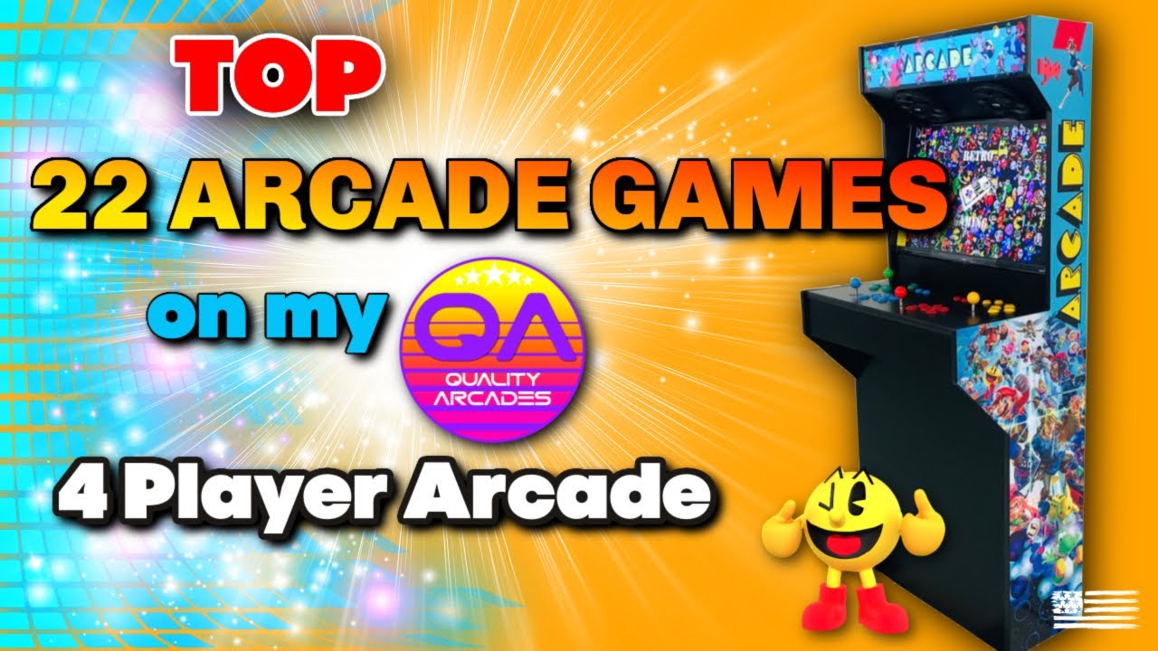 4 Player Arcade Machine - Full Wrap