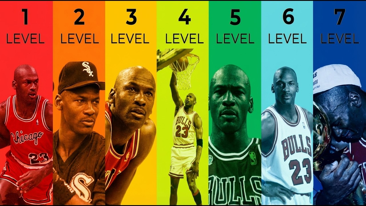 The 7 Levels Of Michael Jordan