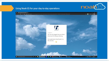Using Noah ES for your day-to-day operations