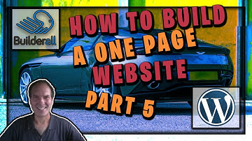 How To Build A 1 Page Website Part 5 | Builderall Tips Tricks and Hacks