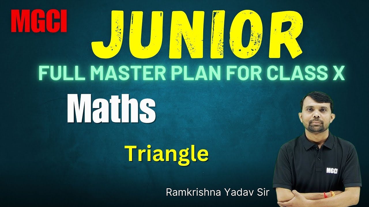 Triangle- L-75-Maths-Class 10th | MGCI | NEET | IIT-JEE 