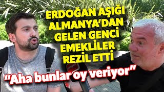 ERDOĞAN AŞIĞI ALMANYA'DAN GELEN GENÇ EMEKLİLERİ ÇILDIRTTI! ŞOK SOKAK RÖPORTAJLARI