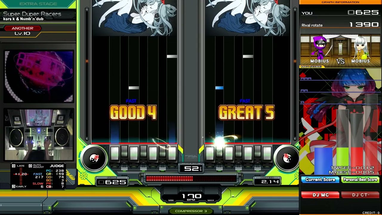 Nintendo Switch beatmaniaIIDX Beatmania IIDX 33 Super Duper Racers DPA HARD CLEAR - YouTube