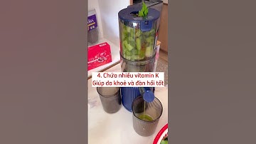 Lợi ích của nước ép cần tây đối với sức khoẻ