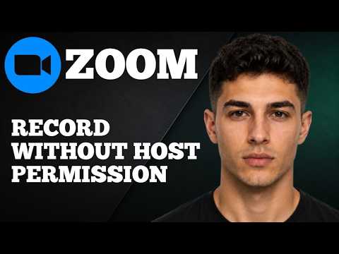 How to Record a Zoom Meeting Without Host Permission (2026 )