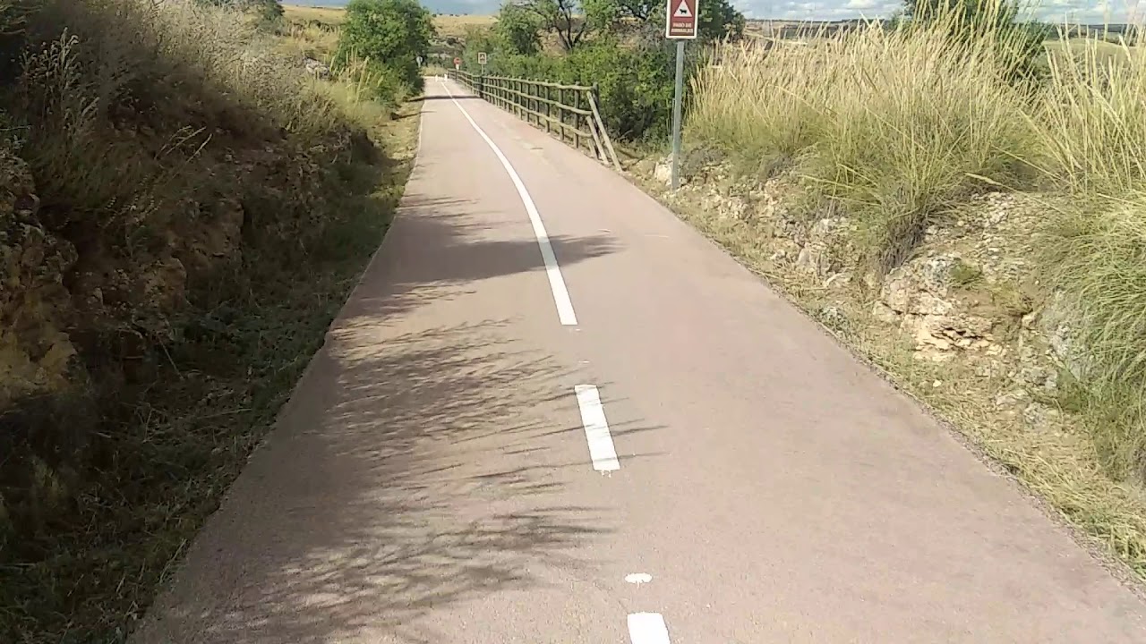 VIA VERDE DEL TAJUÑA, LAS VEGAS DE MADRID SOBRE EL TERRENO.