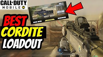 ZERO RECOIL CORDITE GUNSMITH SETUP LOADOUT SEASON 11  | COD Mobile | Call Of Duty Mobile | CODM