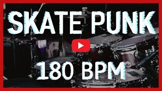 Skate Punk Rock Drum Track 180 Bpm hd
